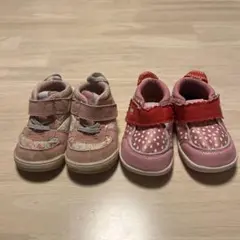 イフミー IFME 花柄14.0cm 水玉14.5cm スニーカー まとめ売り