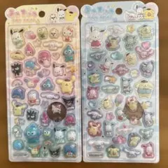 【正規品】サンリオキャラクターズ　うるちゅるポップシール　2枚セット