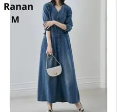 ラナンデニムワンピースM