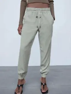 ZARA スウェットリヨセル イージーパンツ XS