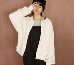 シールームリン　トレーナーカーディガン