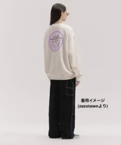 【美品】ISTKUNST トレーナー　スウェット　ベージュ　L