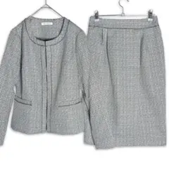 セール中⚡美品✨THE SHOP TK ノーカラージャケット スカート スーツ