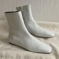 CORSO ROMA,9 ショートブーツ　羊革　ホワイト　未使用　外箱付