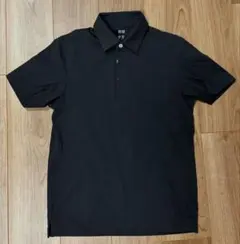 UNIQLO ユニクロ メンズ エアリズム ポロシャツ Sサイズ　黒
