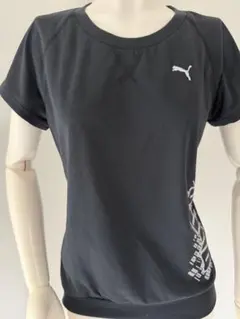 PUMA プーマ 半袖Tシャツ 黒 M レディース ジュニア スポーツウェア