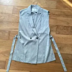 THE SHOP TK グレーストライプジレ