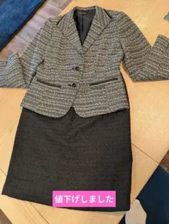 レディース　フォーマルスカートセット　ESPRITMUR　ツィード Lサイズ