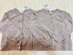 petit main＊カットコール長袖カーディガン サイズ110 2枚セット