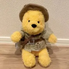 くまのプーさん　ぬいぐるみ　探検家　サファリ　ディズニーシー