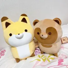 2026年最新】タヌキとキツネ ぬいぐるみの人気アイテム - メルカリ