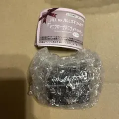 ガチャガチャ ジルスチュアート ミニブローチバニティキーホルダー　ブラック⑤