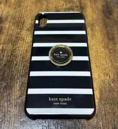 kate spade ストライプ iPhone XS Maxケース