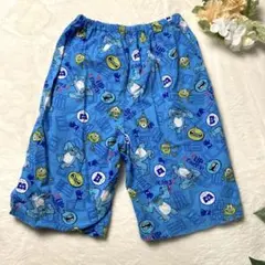 モンスターズインク　パジャマ　ズボン　120 ゴム　青　着やすい　部屋着