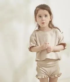 【sea and shells】ストレッチ ブルマ セットアップ ペアマノン