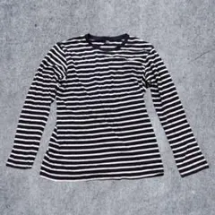 古着 ストライプロングシャツ M