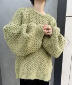 【select MOCA】オーバーサイズ　ニット