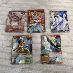 ミラクルバトルカードダス ワンピース 5枚セット