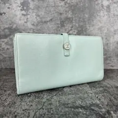 CHANEL ココマーク ココボタン レザー Wホック 長財布
