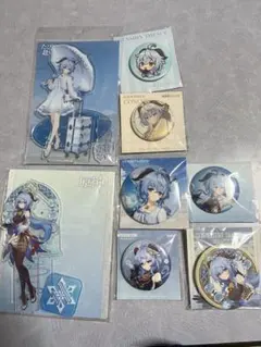 原神甘雨 缶バッチ アクリルスタンドまとめ