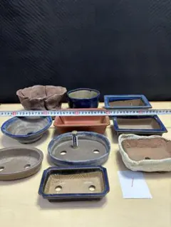 盆栽鉢 10点セット 植木鉢 ミニ盆栽鉢