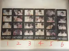 炽热第一弾 人生4カット6枚セット Desire4 黄星 邱鼎杰 花咏 盛少游