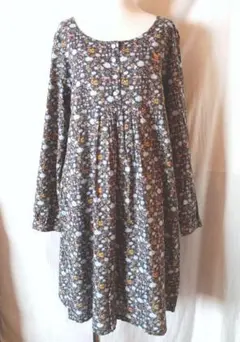 DOG DEPT　ドッグデプト　花柄　シャツワンピース