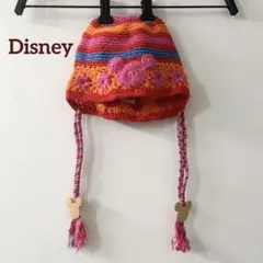 A498 ディズニーストア　ミッキーマウス　キッズ　かぎ針編み　ニット帽　女の子