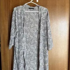 GORGE ペイズリー柄 ロングカーディガンのサムネイル