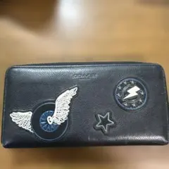 COACH 黒長財布
