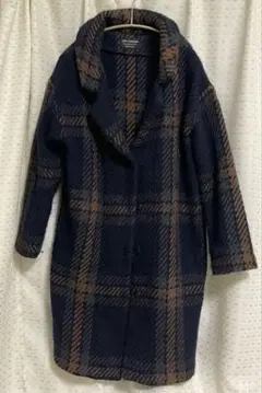 美品✨　ジョンブラニガン　john branigan ウールチェックコート