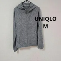 UNIQLO ユニクロ ドライEXUVカットフルジップパーカ M グレーのサムネイル