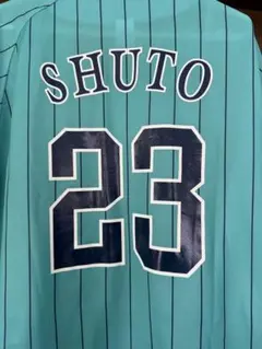 超美品!周東佑京選手ネーム入り SoftBank HAWKS ユニホームサイズL