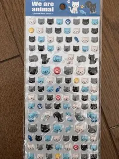 【美品】ぷくぷくシール ねこ 平成レトロ