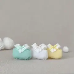 ミニチュアドール服　ロンパース　リボン(MWY) 3着セット