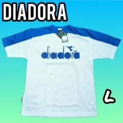【希少】ディアドラ　diadora サッカー　メッシュシャツ L ゲームシャツのサムネイル