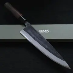 青紙2号 黒打 切付（万能）包丁 180㎜ G1463 焼栗柄 月光作 - メルカリ