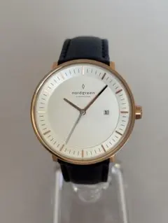 [未使用品]ノードグリーン・フィロソファ36mm・ローズゴールド・R8/4電池交 未使用品]ノードグリーン・フィロソファ36mm・ローズゴールド・R8/4