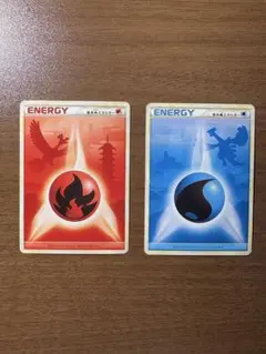 ポケモンカード ルギア水エネルギー、ホウオウ炎エネルギー