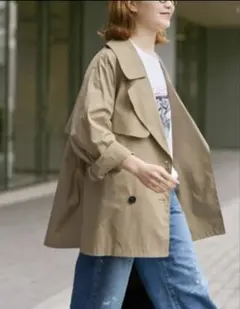 【2025SS】Spick & Span C/Pミドル丈トレンチコート36