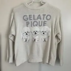 gelatopique モチーフジャガードプルオーバー ビションフリーゼ - メルカリ