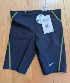 【新品】NIKE スクール水着 ロングスパッツ ネイビー ライム