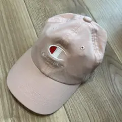 Champion ピンクキャップ　キッズのサムネイル