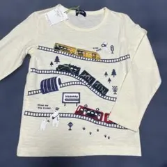 新品 クレードスコープ　120 ロングTシャツ 長袖　電車