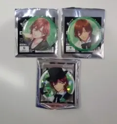 うたプリ　タブナイ　缶バッジ　嶺二