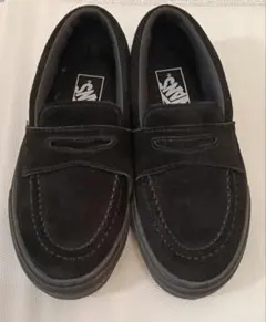 Vans ブラック スエード ローファー スニーカー　23cm