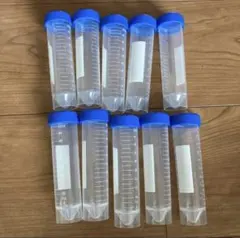 곤충 채취 표본 용기 50ml 평평한 바닥 원심분리기 튜브 10개 세트