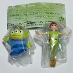 ディズニーキャラクター カラーコレクションチャーム グリーン 2種セット