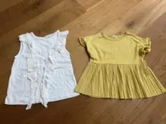 女の子トップス130 2点セット