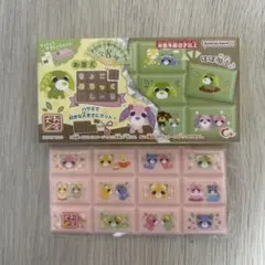 ちょこぶろっくしーる　お茶犬（お茶猫）